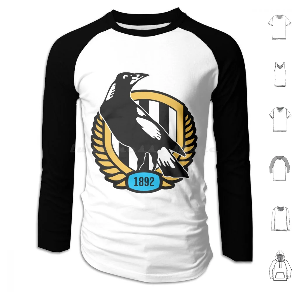 Logo Alternatif sweat à capuche coton à manches longues Football magpies Football Toon armée Toon Shearer United Geordie Geordies angleterre