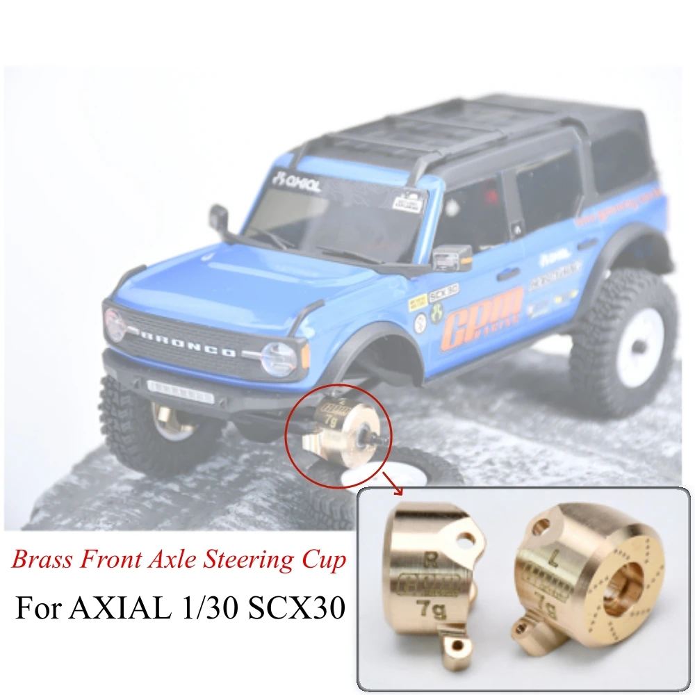 

Комплект латунных рулевых кулаков для передней оси AXIAL 1/30 SCX30, запчасти для ремонта радиоуправляемых моделей автомобилей