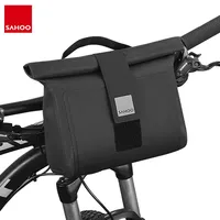 Sahoo 112031 Handlebar Bag 2L Large Capacity Front Crossbar Storage Pouch Multifunctional Bike Frame Basket Cycle Accessories