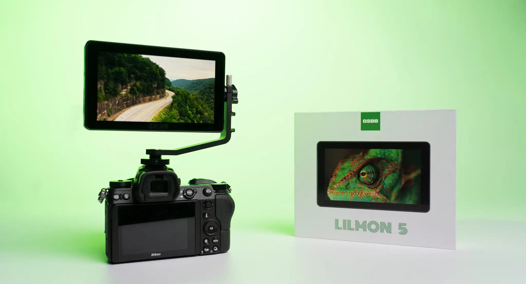 Osee-カメラlilmon-DSLR,フィールドモニター,1000ニット,高輝度,5.5インチのタッチスクリーン,HDMI互換,フォーカスアシスト