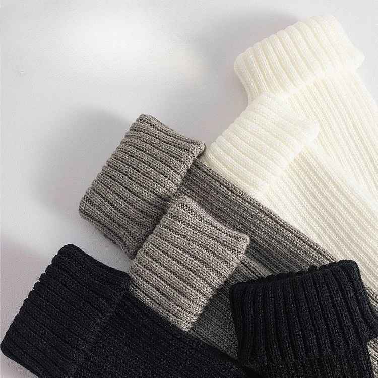 Y2K محبوك تدفئة الساق 40 سنتيمتر لوليتا نمط الجوارب الطويلة الصوف القدم الذراع أدفأ للنساء موضة الخريف الشتاء التمهيد الجوارب