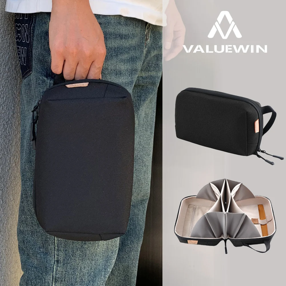 Travel Cable Bag Portable Digital Storage Pouch Waterproof Electronic Accessories Storage Bag Travel Tech Organizer