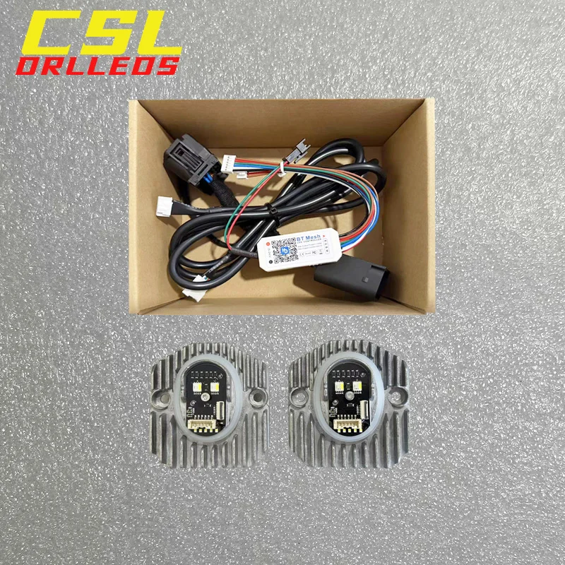 RGBW For BMW M5 F90 G30 G31 G38 5 Series G32 6GT Pre LCI RGB multicolor LED Boards DRL Module daytime running lights 2018-2020