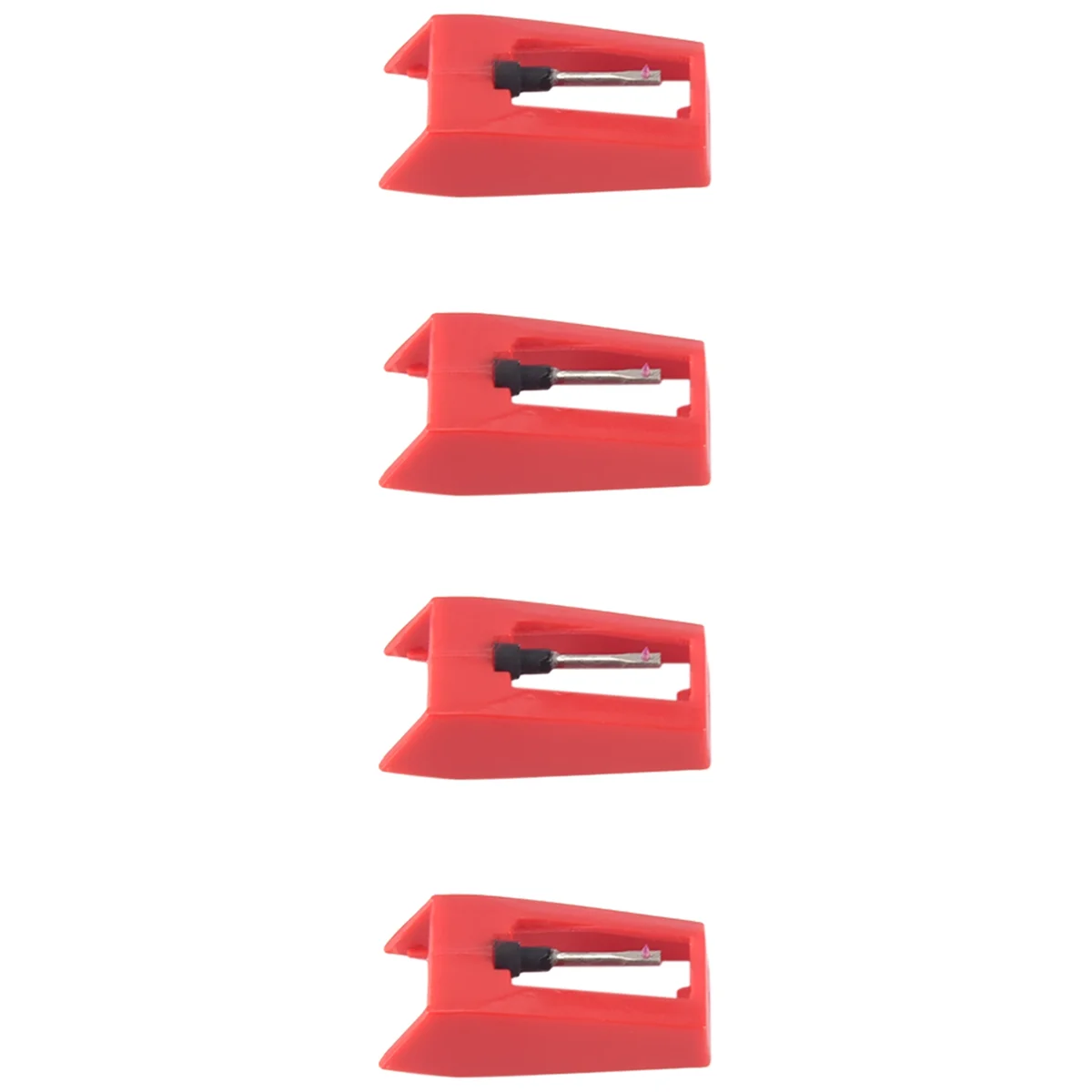 BOFF- 4 Pcs Record Player Needles, Universal Replacement Stylus Needles Replacement Stylus Needles for Vinyl Record Player