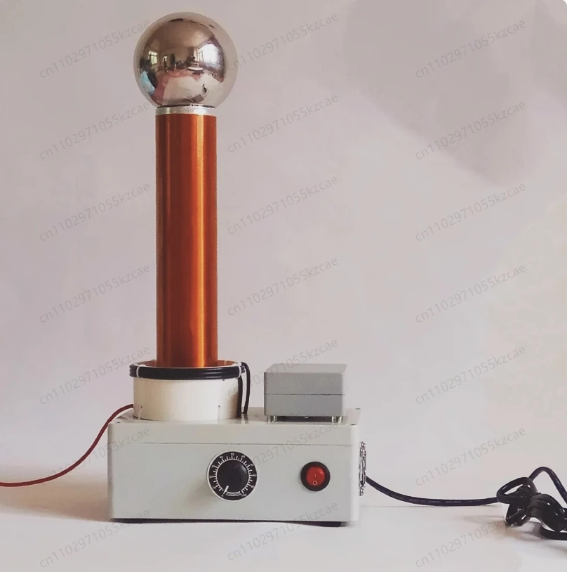 Lightning Simulator & Wireless Power Transmission Demonstrator | Spark Gap Coil for High-Frequency AC Principles
