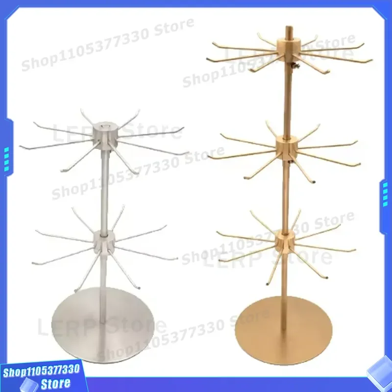 Metal Rotating Display Stand for Counter Top Retail Shop Showcase Organizer Rack Swivel Base for Product Presentation
