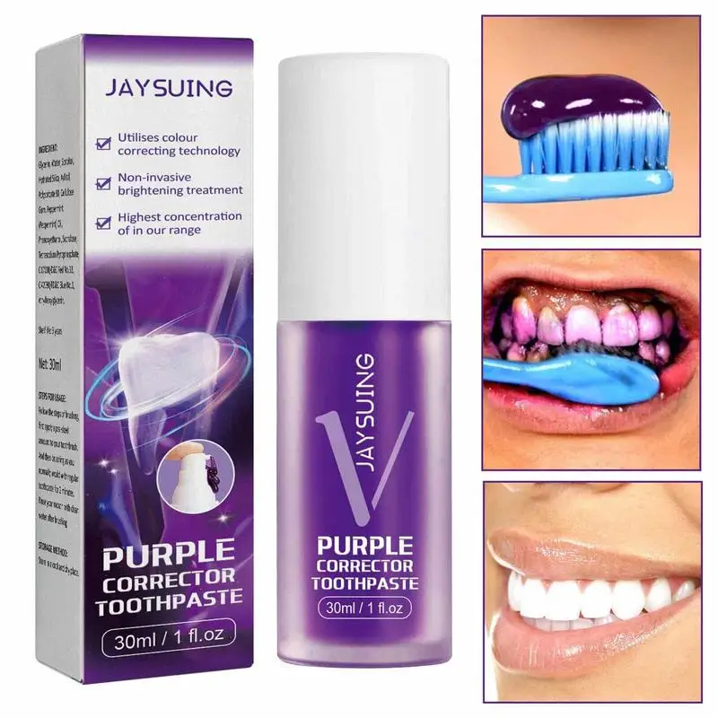 

Whitening Teeth Toothpaste Colour Corrector Toothpaste Oral Cleaning Care Brightening Enamel Repair Fresh Breath Toothpaste