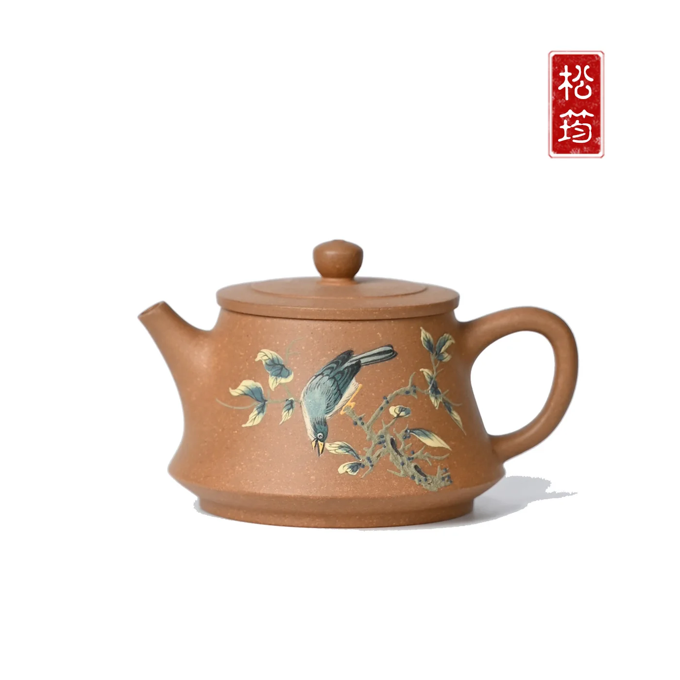 Original Huangjiang Hand-Painted Cricket Pillar Base Yixing Purple Clay Teapot For Personal Use 150ML
