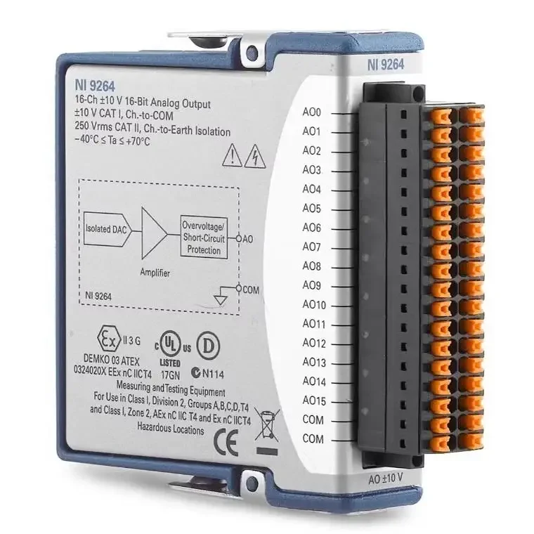 

2025 US NI 9264 Synchronous Voltage Output Module 785190-01 Spring Terminal D-SUB Port 780927-01