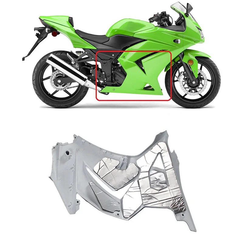 Heat Shield Fairing Melting Protection Pre-Cut For Kawasaki Ninja 250R NINJA250R 2008-2012 Insulation Sponge