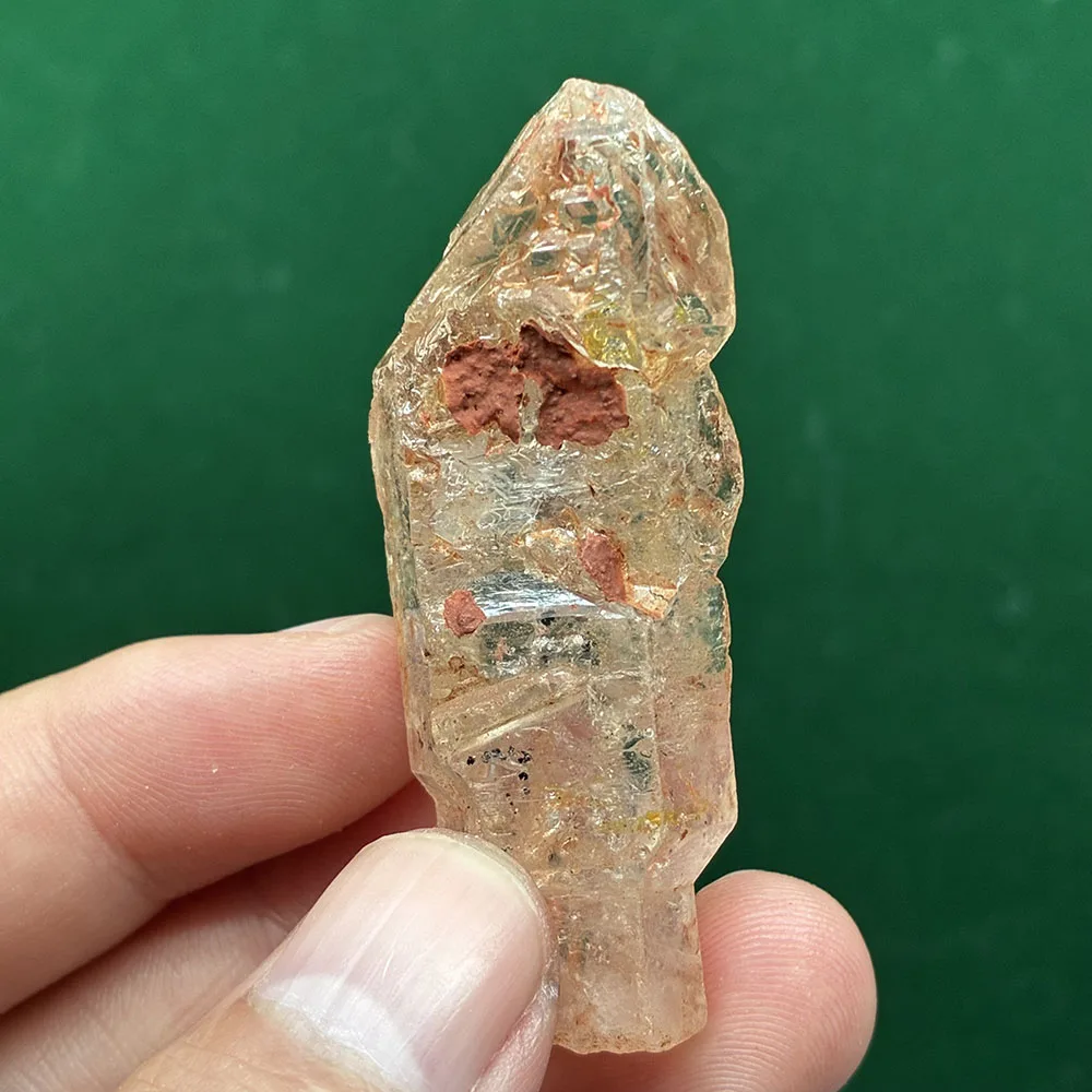 A0-1A Natural Mineral Crystal Specimen Home Decoration Quartz With Petroleum Inclusions Teaching specimen Decorative stone