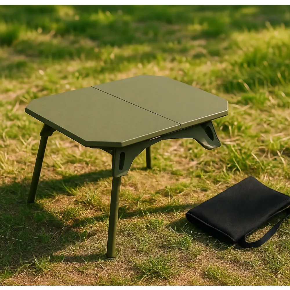 

Ultralight Folding Camp Table Portable Aluminum with Carry Bag for Outdoor Picnic Travel