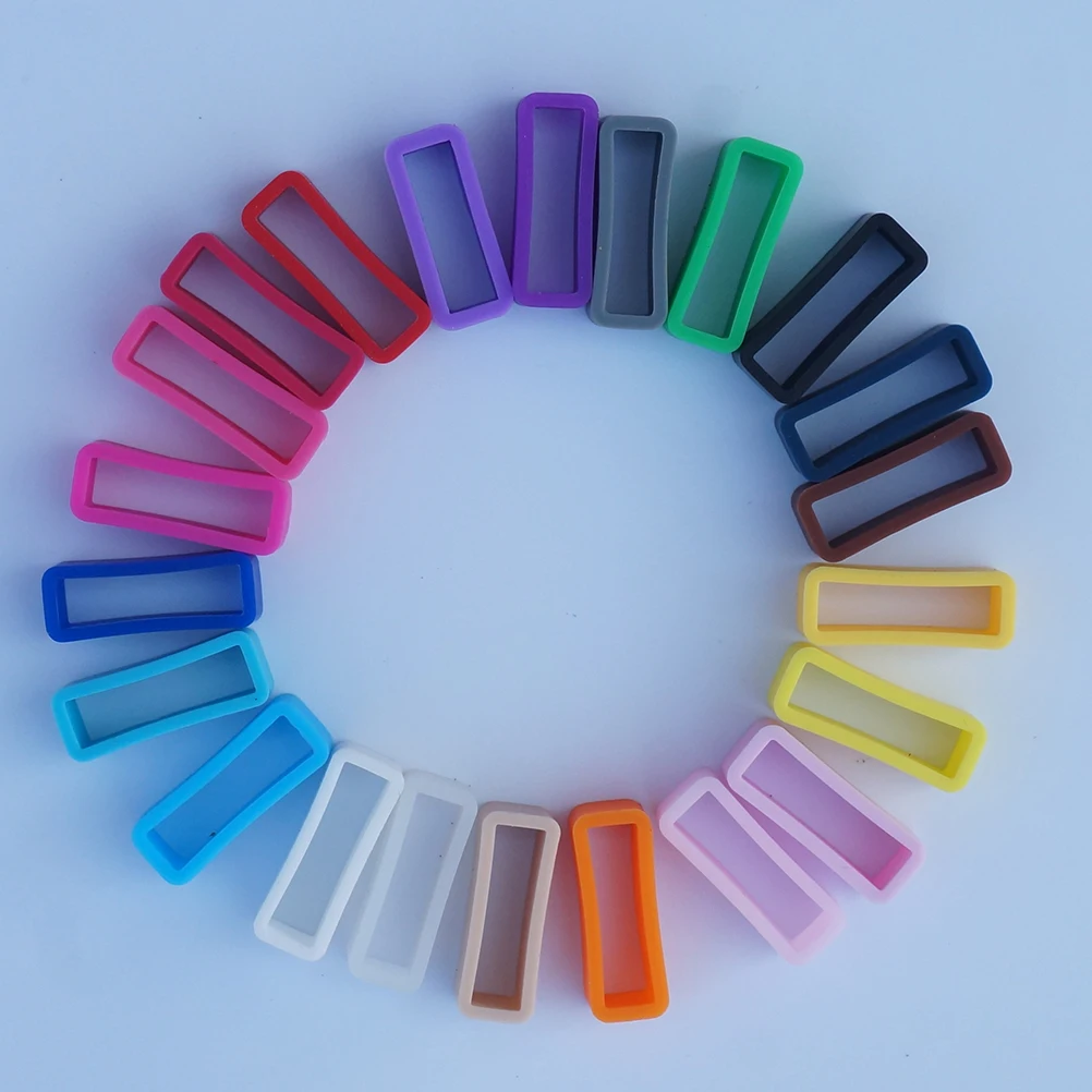 Anneau de boucle de bracelet de montre en silicone, 8 pièces, support de boucle, Protection Anti-chute, fournitures de remplacement, facile à utiliser, robuste et durable