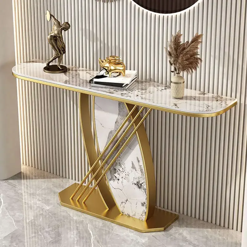 

Hotel Nordic Living Room Table Metal Modern Console Vintage Table Classic Console Tisch Wohnzimer Entrance Hall Furniture