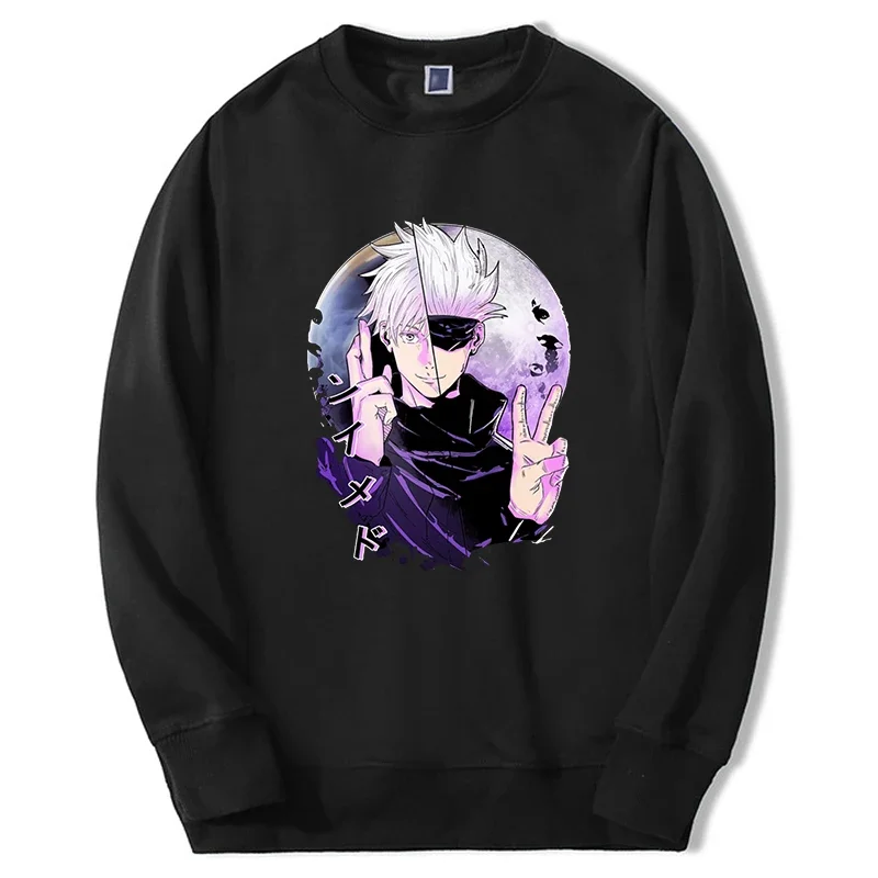 

2024 hot anime jujutsu Kaisen sweatshirts men women Gojo Satoru manga graphic hoodie casual loose Harajuku hoody streetwear