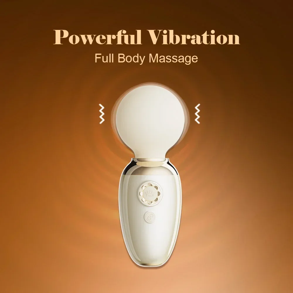 ZALO AVA Masajeador de varita inteligente para mujeres con 8 modos de vibración potentes, estimulador corporal de pezones y clítoris femenino, Juguetes sexuales para adultos