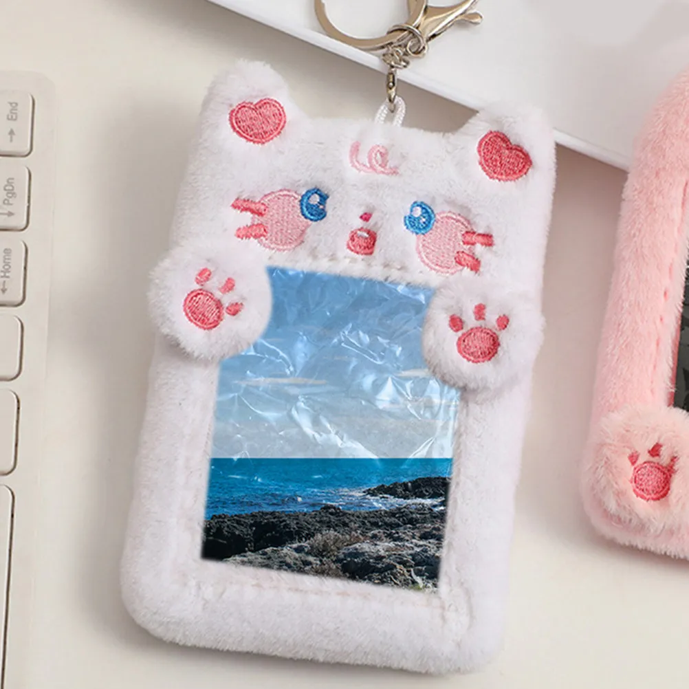 

2 шт. мягких тканевых брелоков-держателей для карт: для удостоверений личности, открыток, визиток, для студентов, медсестер, врачей, персонала. Легкие и портативные.