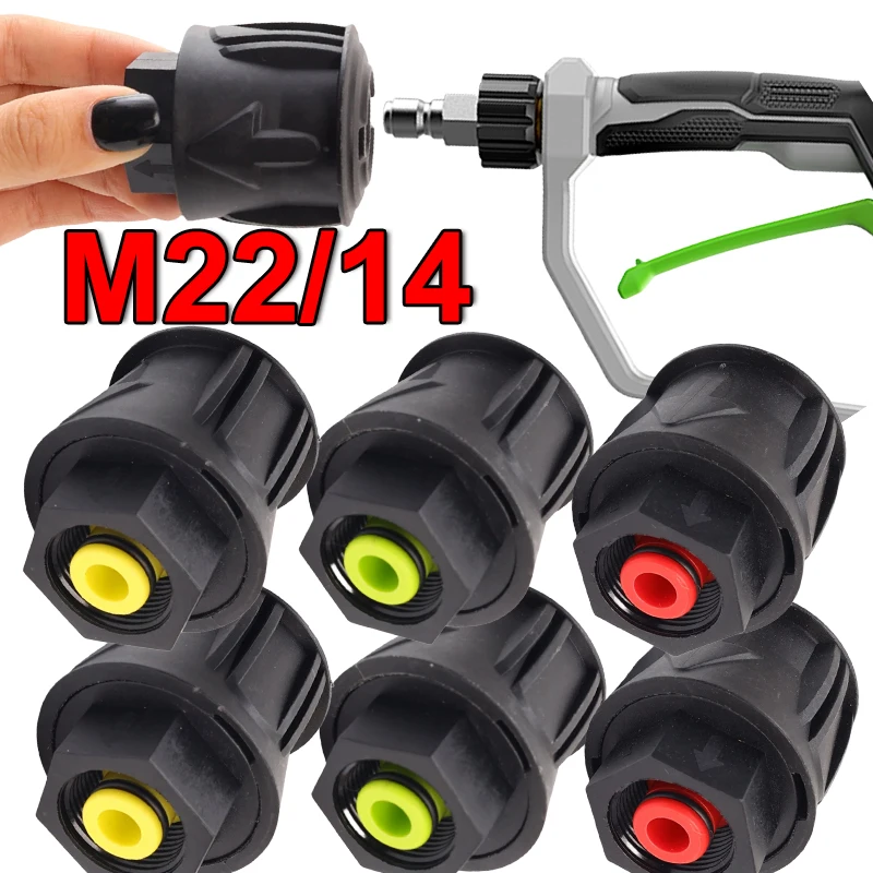 Manguera de lavadora de alta presión Karche Nilfisk, adaptador M22/14, convertidor de manguera de lavadora de alta presión, adaptador de salida de lavadora eléctrica