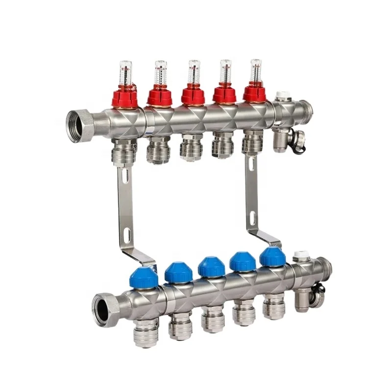 

ATV&UTVATV&UTVModern Stainless Steel Underfloor Heating Manifold with Flow Meter for Apartment Use