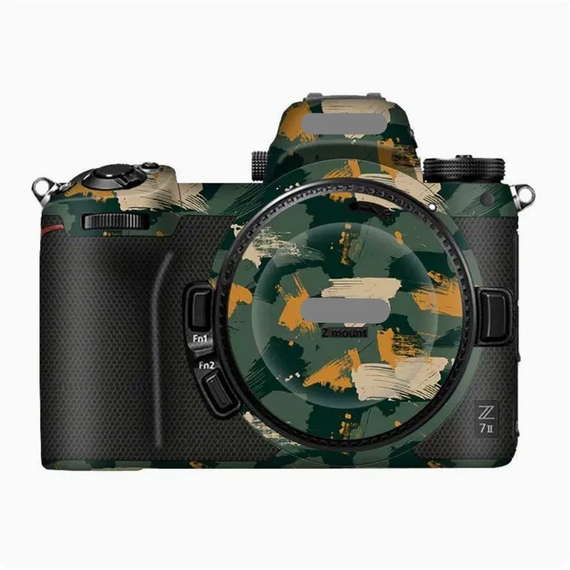 Dla Nikon Z6II Z7II skórka kalkomania folia winylowa korpus aparatu naklejka ochronna Z62 Z72 Z6M2 Z7M2 Z6 Z7 MARK II 2 M2 MARKII