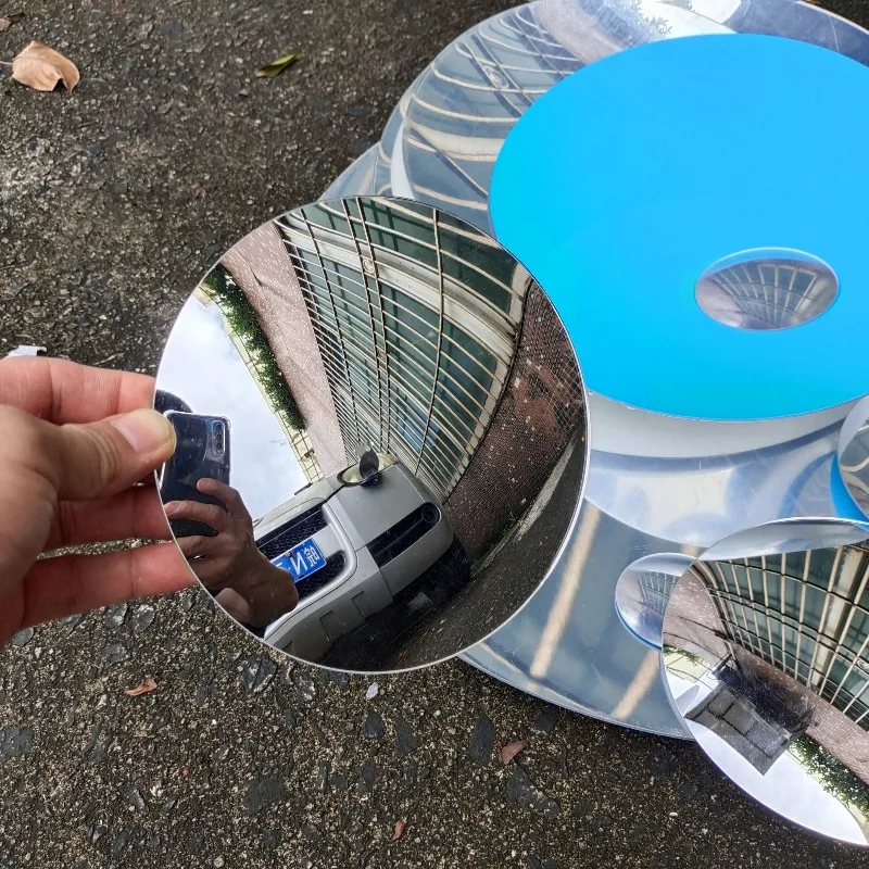 1PC Dia. 4.5-29.5cm Acrylic Material Convex Mirror Wide-angle Mirror for Expanding Field of View Decoration Safety Monitoring
