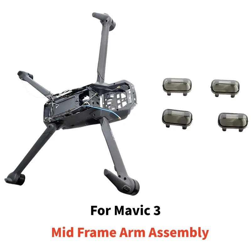 Original New Arm LED Cover for Mavic 3 Middle Frame With Arm Combination Drone Repair Parts 95% New