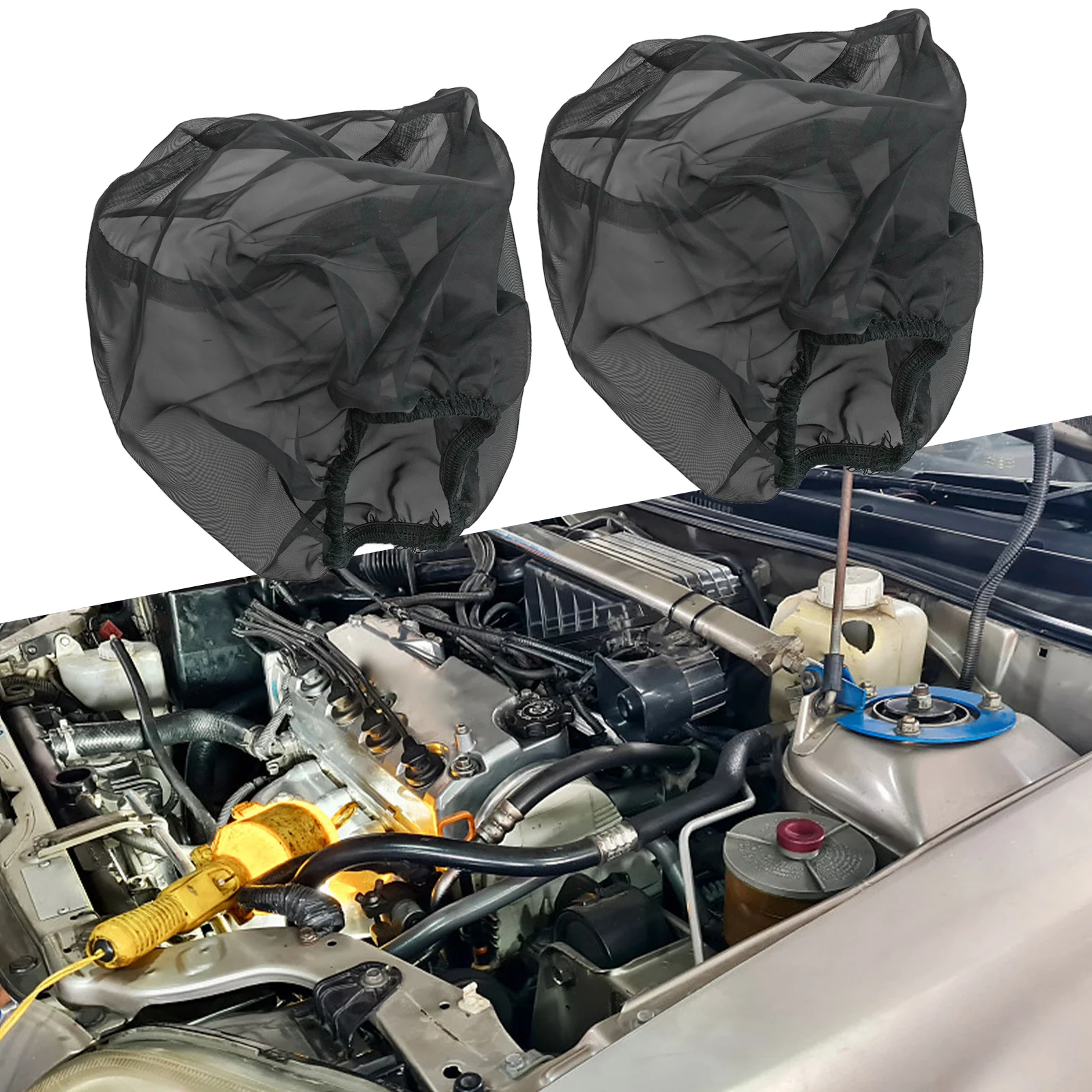 

Air Intake Filter Protective Air Filter BLACK Protective Filter Sock Easy Installation Enhanced Efficiency Dust Protection