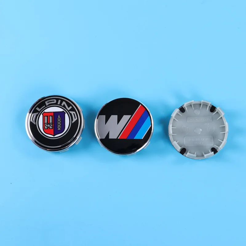 4Pcs 68mm Car Wheel Center Caps  Rims Cover Badge Logo For BMW E36 E46 E63 E64 E65 E66 F20 F21 F22 F23 G22 G23 G32 M2 M3 M4 M5