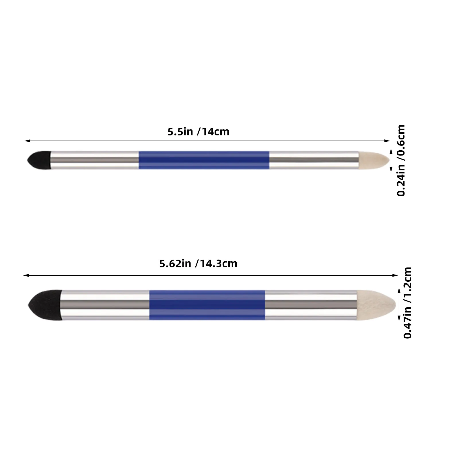6Pcs Oil Pastel Blending Tool For For Drawing Art Student Double Headed Sticks Sponge Pens Artists Sketch Rubbing