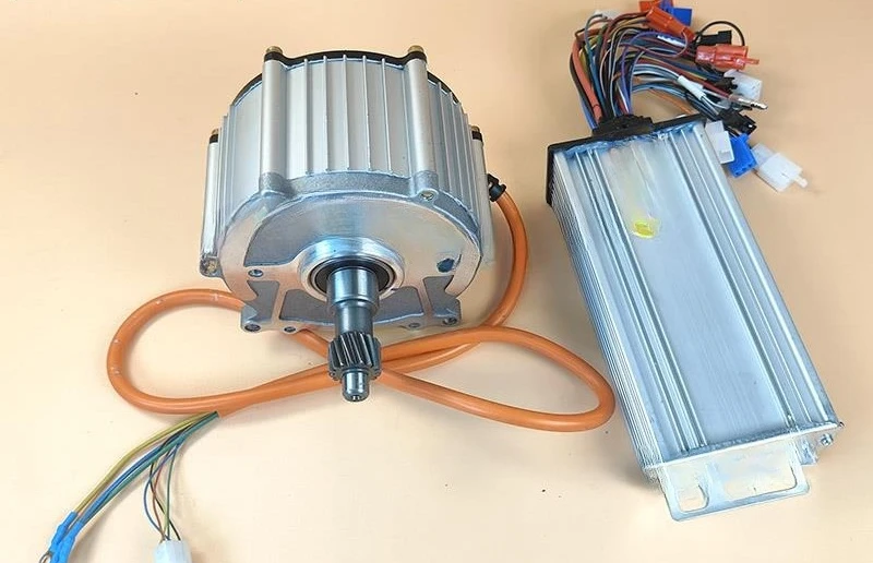 Electric tricycle motor, recreational scooter 48V60V fanless brushless DC