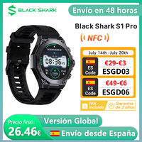 Global Version Black Shark S1 Pro Smart Watch 1.43'' Amoled Screen Wireless Charging 15-Day Battery Nfc Chat Gpt