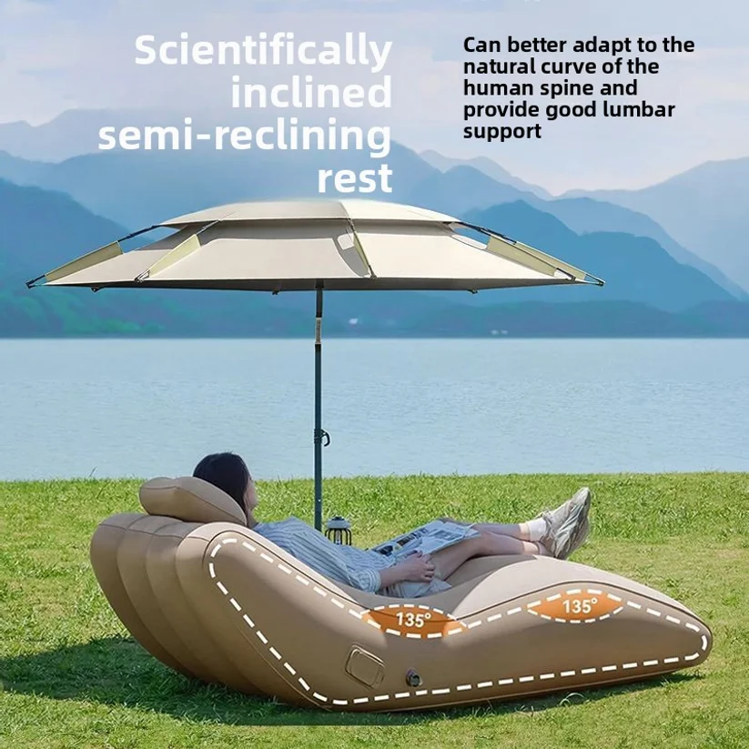 Portable Outdoor Inflatable Bed Camping Inflatable Sofa, Can Be Used In The Tent With An Inflatable Mattress During Camping