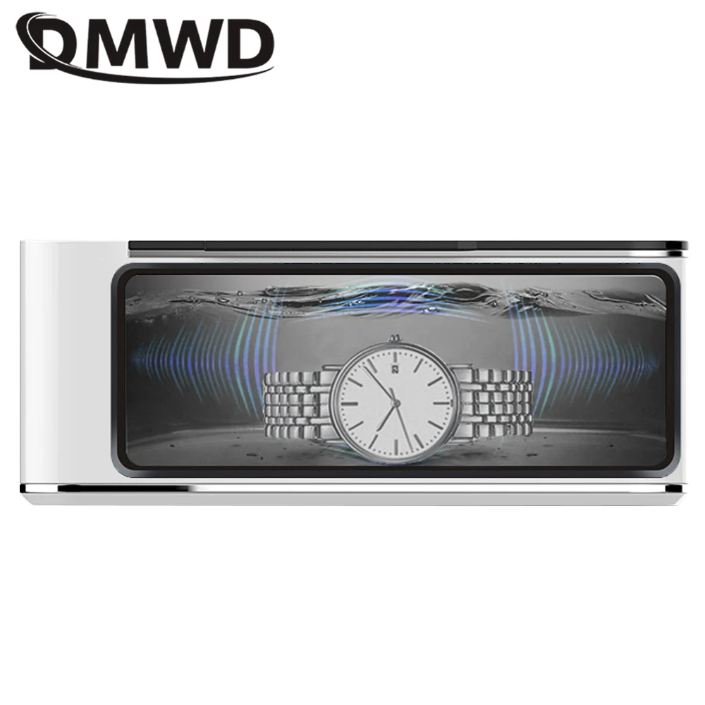 110/220V Ultrasonic Cleaner 46kHz เครื่องประดับทําความสะอาดนาฬิกาเครื่องซักผ้าฆ่าเชื้อเครื่องมือ Ultrasound เครื่องซักผ้า 500ml ถัง