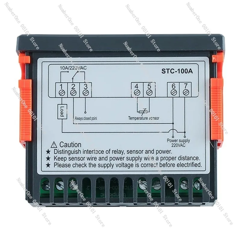 STC-100A Microcomputer Temperature Controller Electronic Digital Temperature Controller