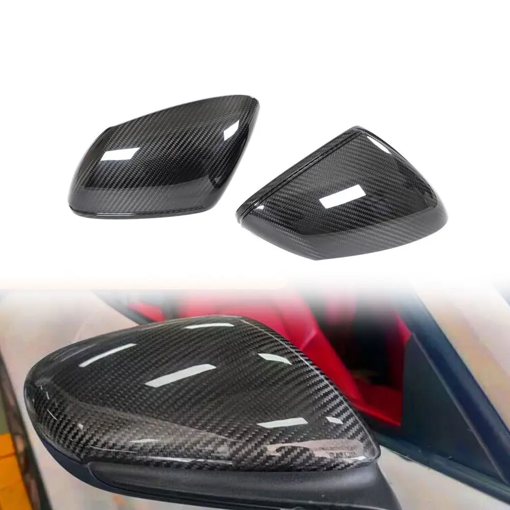 

Pre-preg Carbon Fiber Side Mirror Covers For Porsche Taycan 9J1 19-20