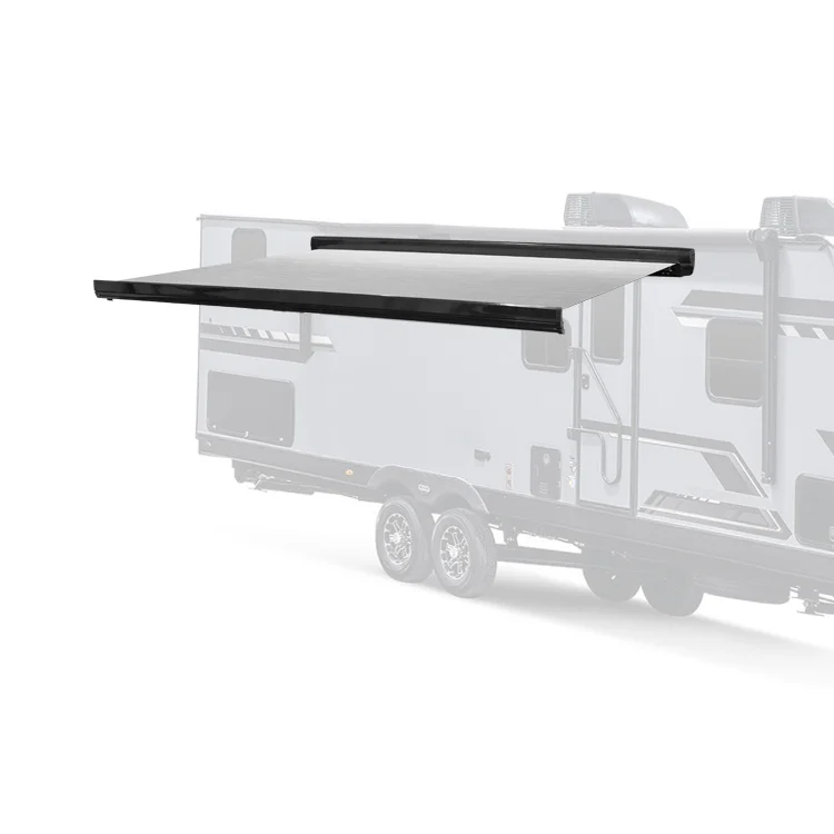 Two Mode Electric Camper Truck Awning RV Accessories Heavy Duty Waterproof UVproof Outdoor PVC Fabric Caravan RV Awning