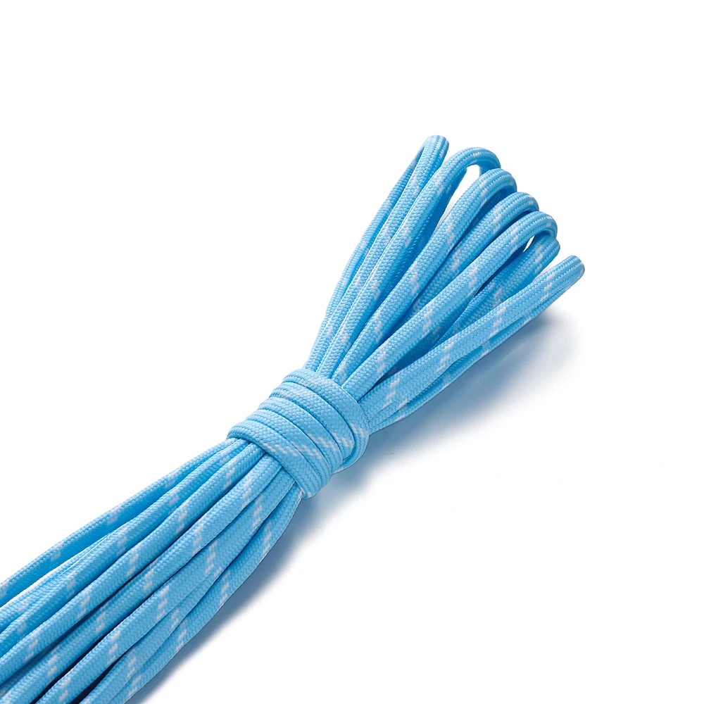 2-5Meter 5mm Kleurrijke multifunctionele handgeweven touw voor DIY Rugzak Hanger Telefoon Lanyard Craft Sieraden Maken Accessoires