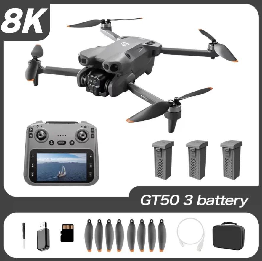 Lenovo GPS RC Drone 8K Professionele HD Luchtfotografie Laser obstakelvermijding Vliegtuig Quadcopter Drie-assige gimbal Dro