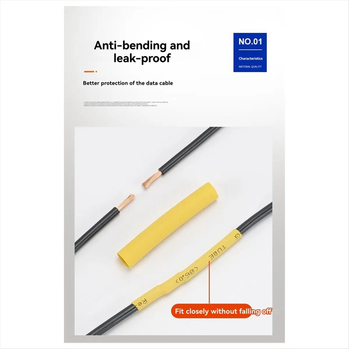 T32C New 530PCS Heat Shrink Tubing Kit 2:1 Shrinkable Wire Shrinking Wrap Tubing Wire Connect Cover Protection
