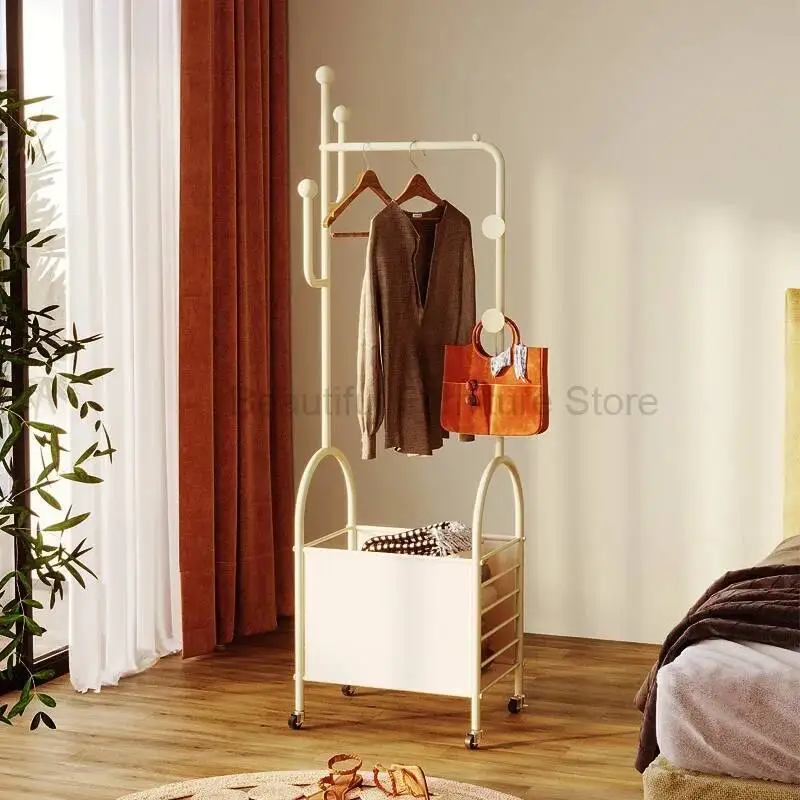 Estante de almacenamiento de exhibición para Ropa de dormitorio, Perchero blanco para Ropa, bufanda de entrada, zapatos, Burro, Ropa Perchero, muebles para el hogar