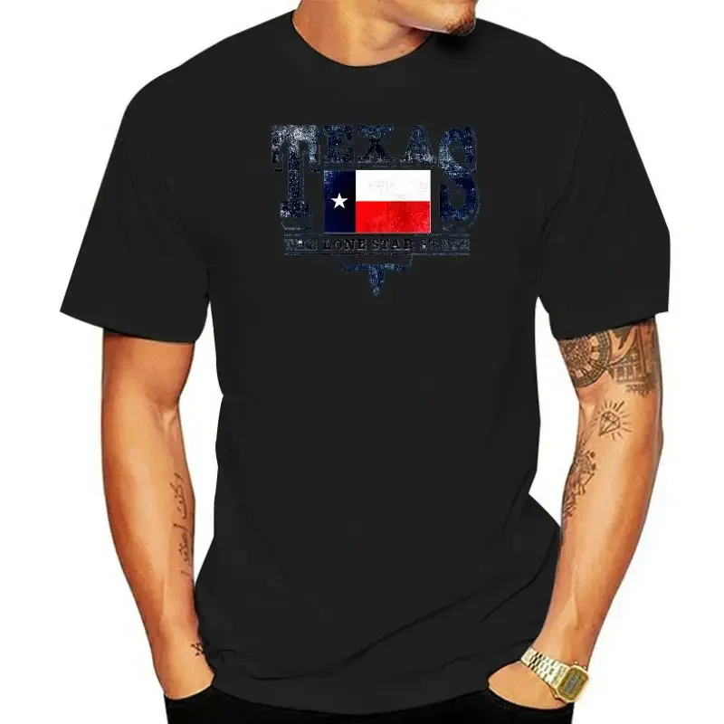 LE T-Shirt T-Hemd Texas USA Amerika Auswanderer County Bundesstaat Fun T Shirt Men Casual Cotton Short Sleeve