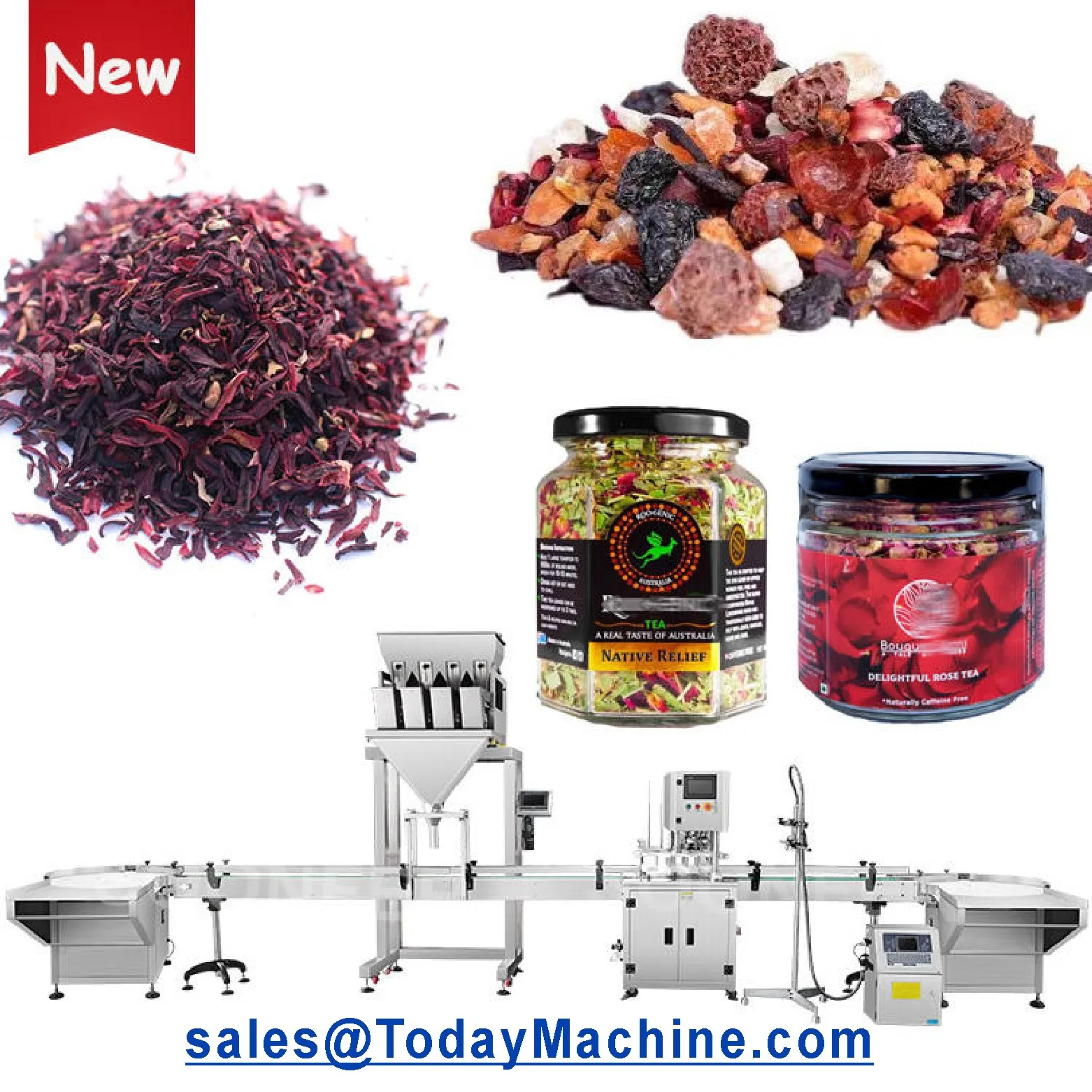 Linear Weigher 4 Heads Granules Coffee Beans Rice Plastic Bottles Glass Paper Barrel Electric Motor PLC
