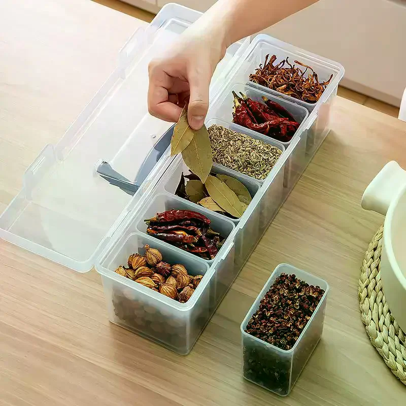 Large Capacity Thickened Plastic Tool Storage Box With Handle Transparent Handheld Toolbox