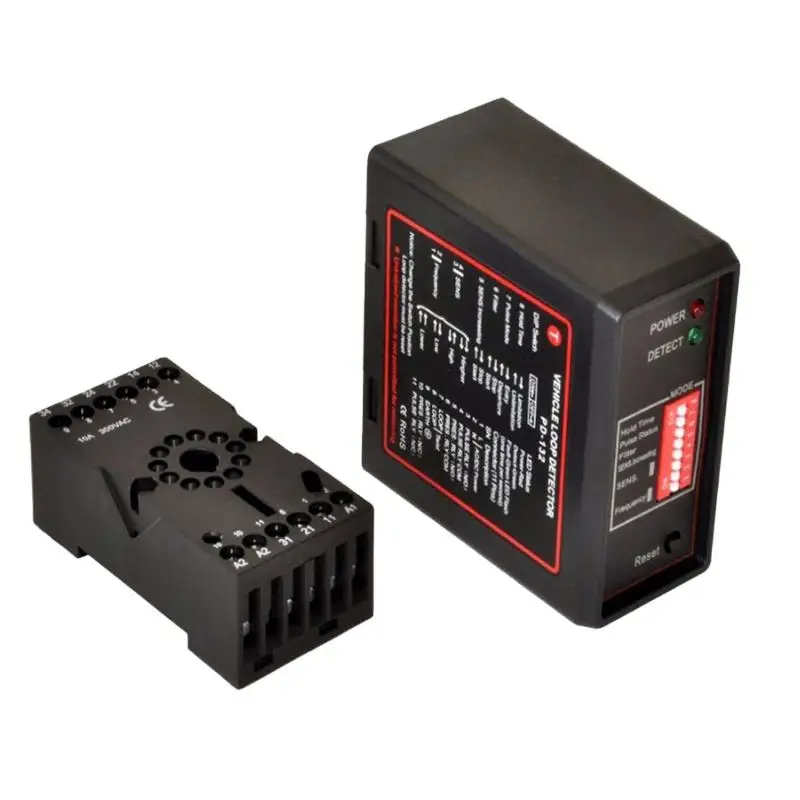 

220 В PD-132 Индуктивный одноконтурный детектор автомобиля для автоматических шлагбаумных ворот открывания ворот