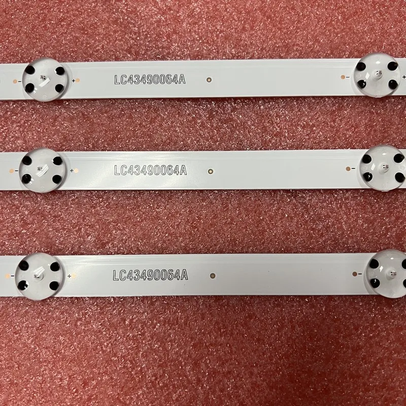 Tira CONDUZIDA (3) Para TV 43LK6000PLF 43UJ675V 43UK6300PLB 43LK5100 43UJ655V 43LJ510V 43LJ624V 43LJ634V 43UJ651V 43UJ701V 43UJ65_UHD_L