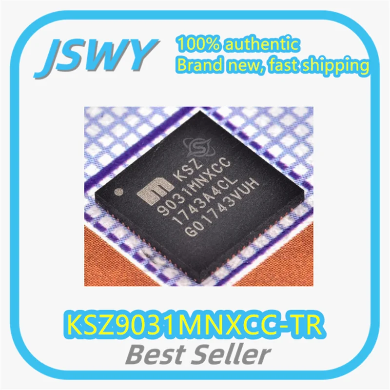 

(1/5 pcs) KSZ9031MNXCC-TR KSZ9031 QFN-64 Ethernet Microcontroller IC Chip Brand New In Stock Electronics