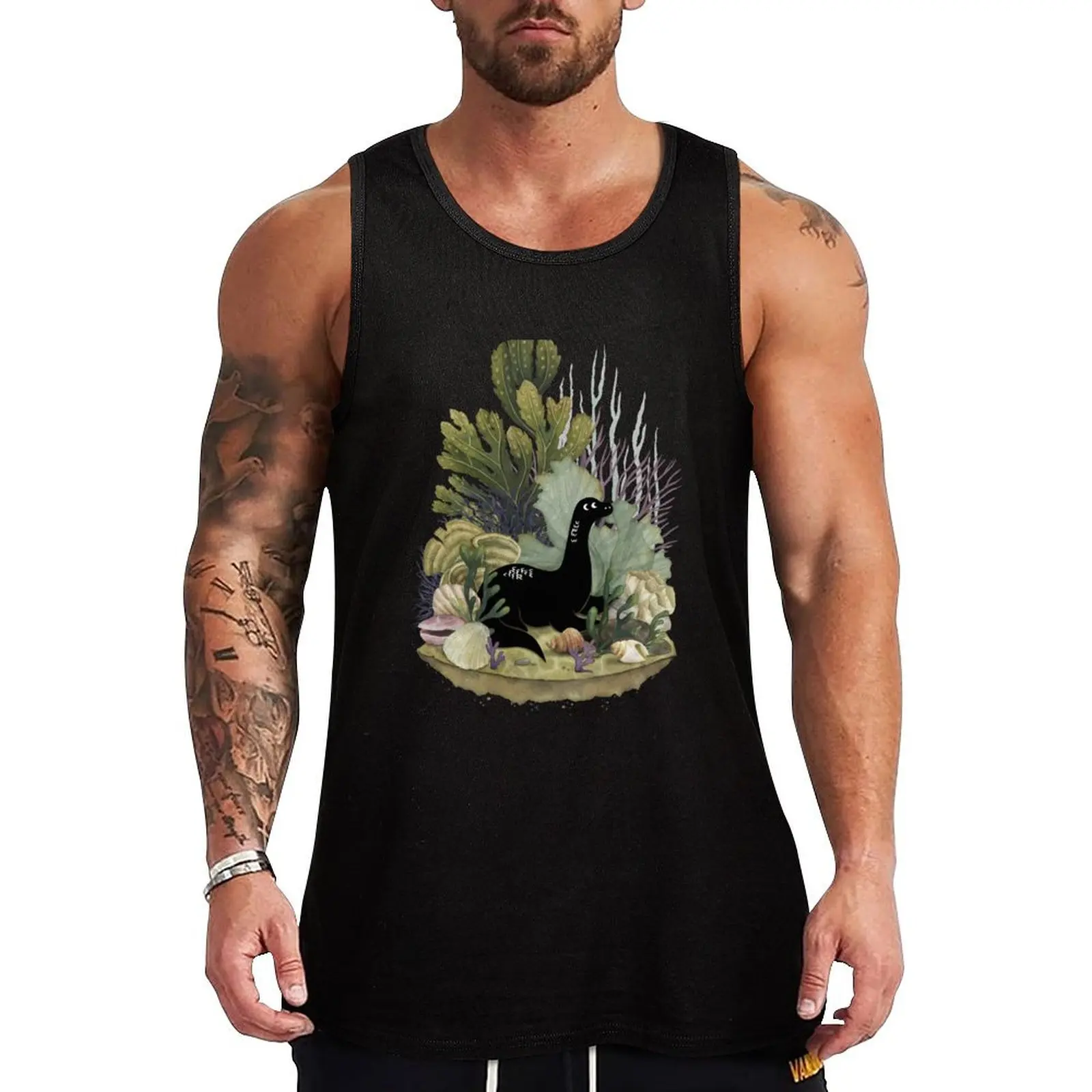 Tiny Nessie Tank Top Top t-shirts for men