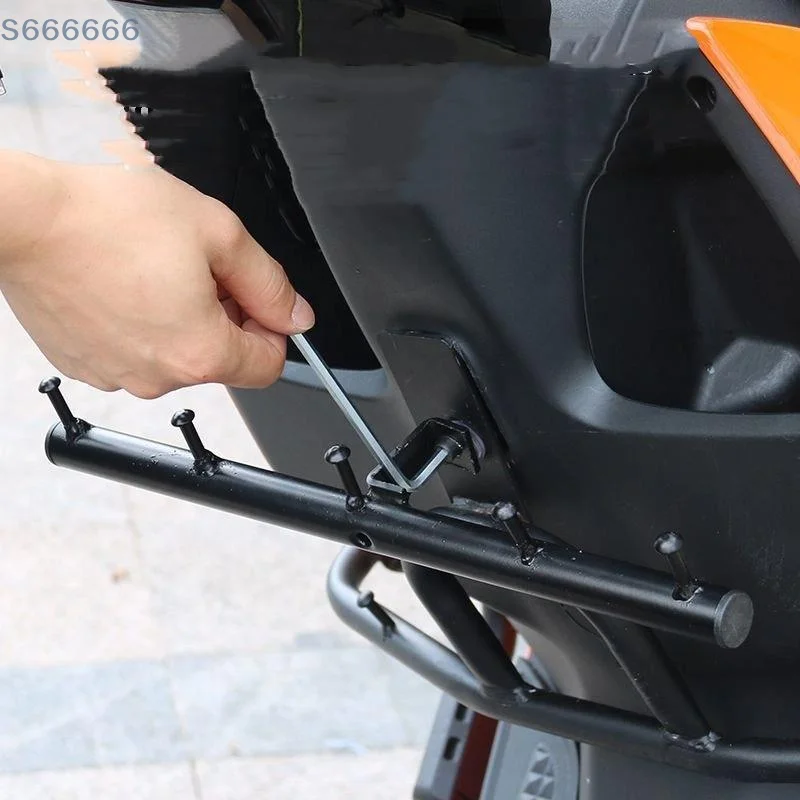 

Universal Multifunctional Hook Cross Bar Hook For Electric Bikes With Multiple Hooks Easy Installation Metal Hook