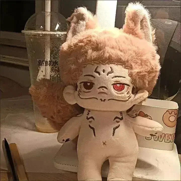 New 20cm Jujutsu Kaisen Ryomen Sukuna Soft Healing Kawaii Plush Doll Sofa Decoration Toys Anime Figures Collection Gifts Toy Kid