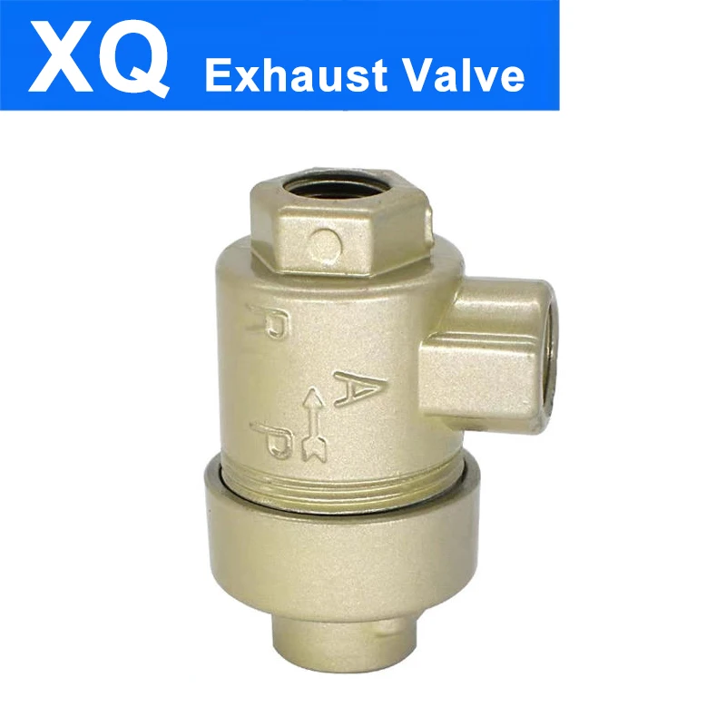 XQ170600/1000/1500/200Quick Exhaust Valve Quick Exhaust Of Cylinder Manual Air Valve Switch Pneumatic Pressure Relief Valve